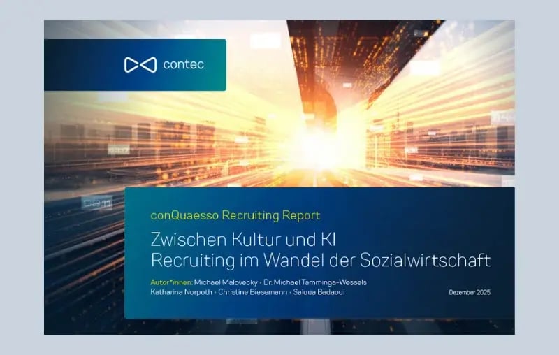 conQuaesso Recruiting Report: Zwischen Kultur und KI: Recruiting im Wandel der Sozialwirtschaft