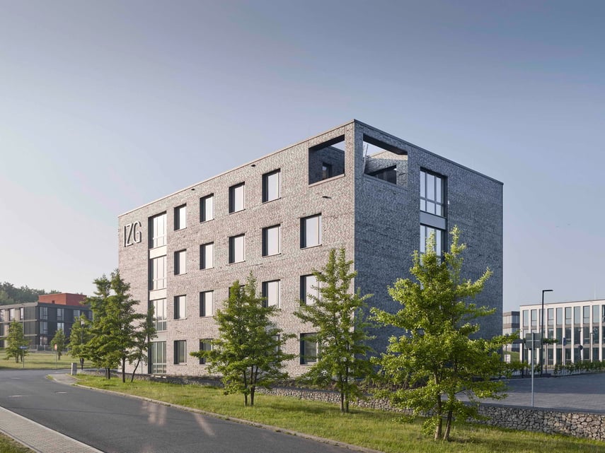 Gebäudeansicht des Bochumer contec-Büros im IZG