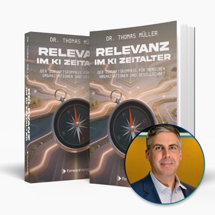 Teaser des Buches Relevanz im KI-Zeitalter von Dr. Thomas Müller