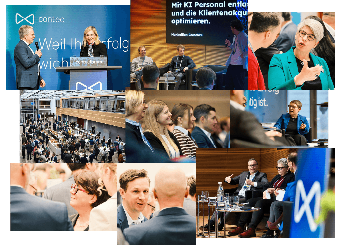 Impressionen des contecforums des Vorjahres (2026)