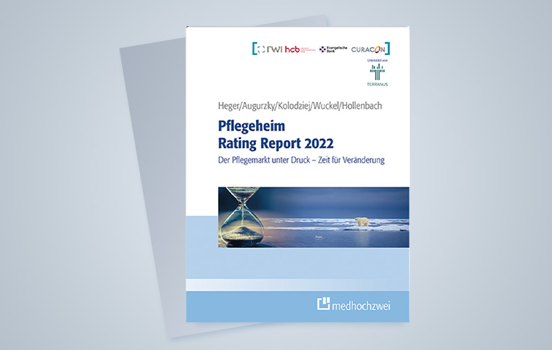 Cover des Pflegehim Rating Repor 2022